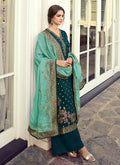 Turquoise Palazzo Suit In usa uk canada