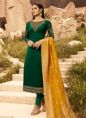 Embroidered Pants Suit