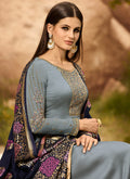 Embroidered Pants Suit