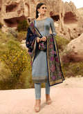 Embroidered Pants Suit