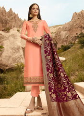 Embroidered Pants Suit