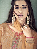 Light Orange Ethnic Designer Pakistani Pant Suit