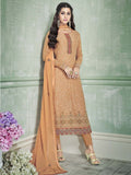 Light Orange Ethnic Designer Pakistani Pant Suit