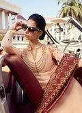 Red And Golden Embroidered Palazzo Suit, Salwar Kameez
