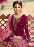 Embroidered Gharara Suit