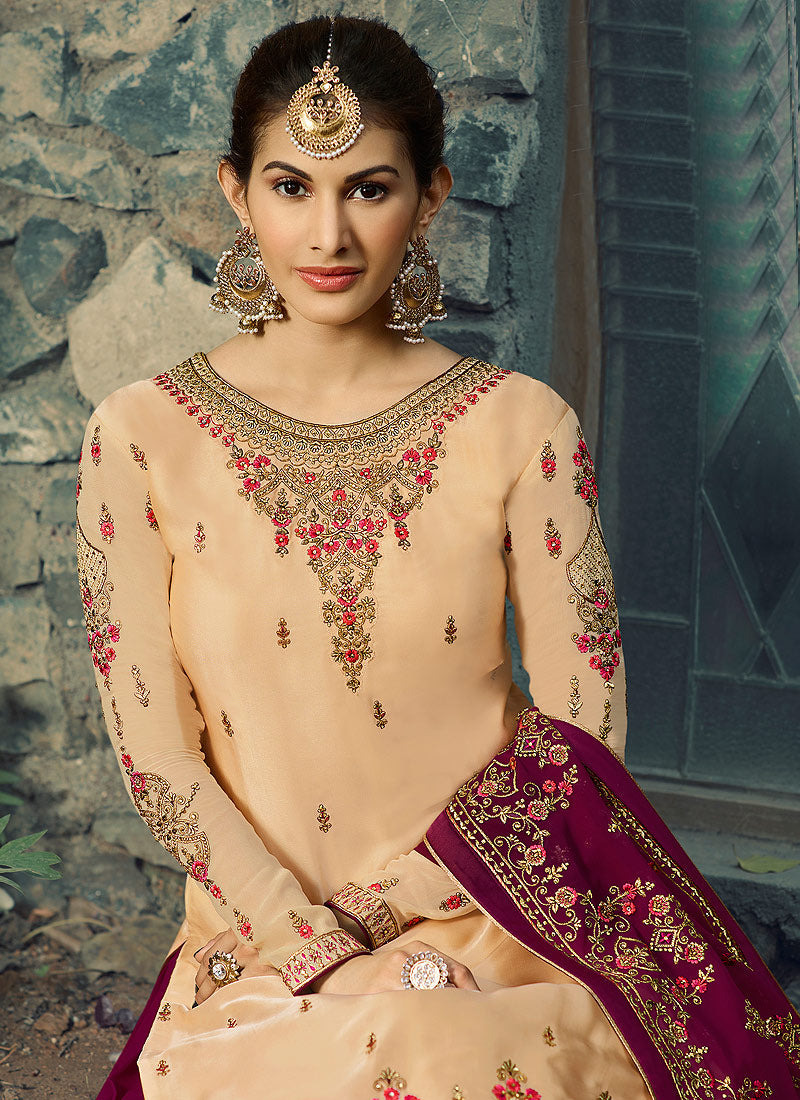 Embroidered Lehenga Suit