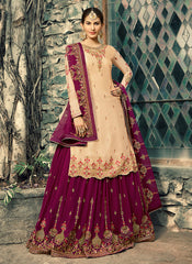 Embroidered Lehenga Suit