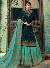 Embroidered Lehenga Suit