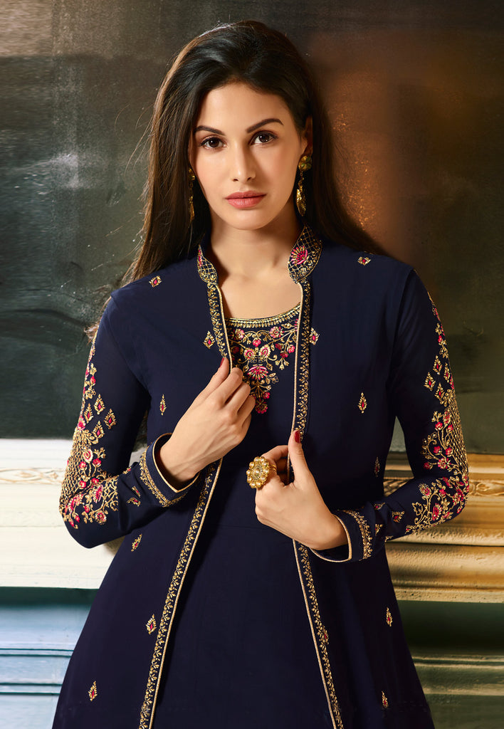 Jacket Anarkali Suit