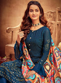 Blue Palazzo Suit In usa