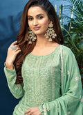 Green Pearl Palazzo Suit In usa