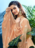 Light Orange Pearl Palazzo Suit In usa uk canada
