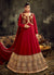 Bridal Red Embroidered Anarkali Suit