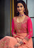 Peach And Pink Anarkali Suit In usa