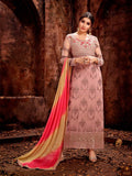 Light Pink And Peach Traditional Pakistani Pant Suit