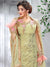 Light Green Multi Designer Pakistani Pant Suit