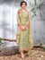 Light Green Multi Designer Pakistani Pant Suit