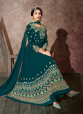 Indian Anarkali Suit - Green Embroidered Anarkali Suit In usa uk canada