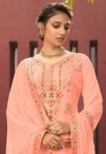 Peach Palazzo Suit In usa uk canada