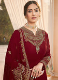 Red Churidar Suit In usa uk canada