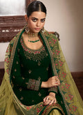 Indian Suit - Green Lehenga/Pant Suit In usa