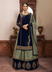 Blue And Mint Green Lehenga/Pant Suit