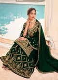 Dark Green Gharara Suit In usa uk canada