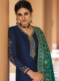 Blue And Green Pant Style Suit In usa uk canada
