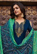Navy Blue Palazzo Suit In usa  uk canada