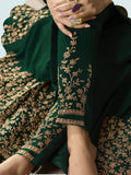 Deep Green Party Wear Anarkali Pant Suit Online