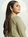 Light Green Chikankari Anarkali Suit Online