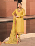 Yellow Traditional Multi Churidar Suit