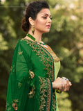 Light Green In Combination Churidar Suit
