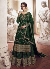 Embroidered Gharara Suit