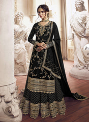 Embroidered Gharara Suit
