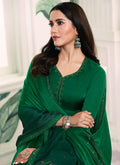 Deep Green Embroidered Salwar Kameez Suit, Salwar Kameez