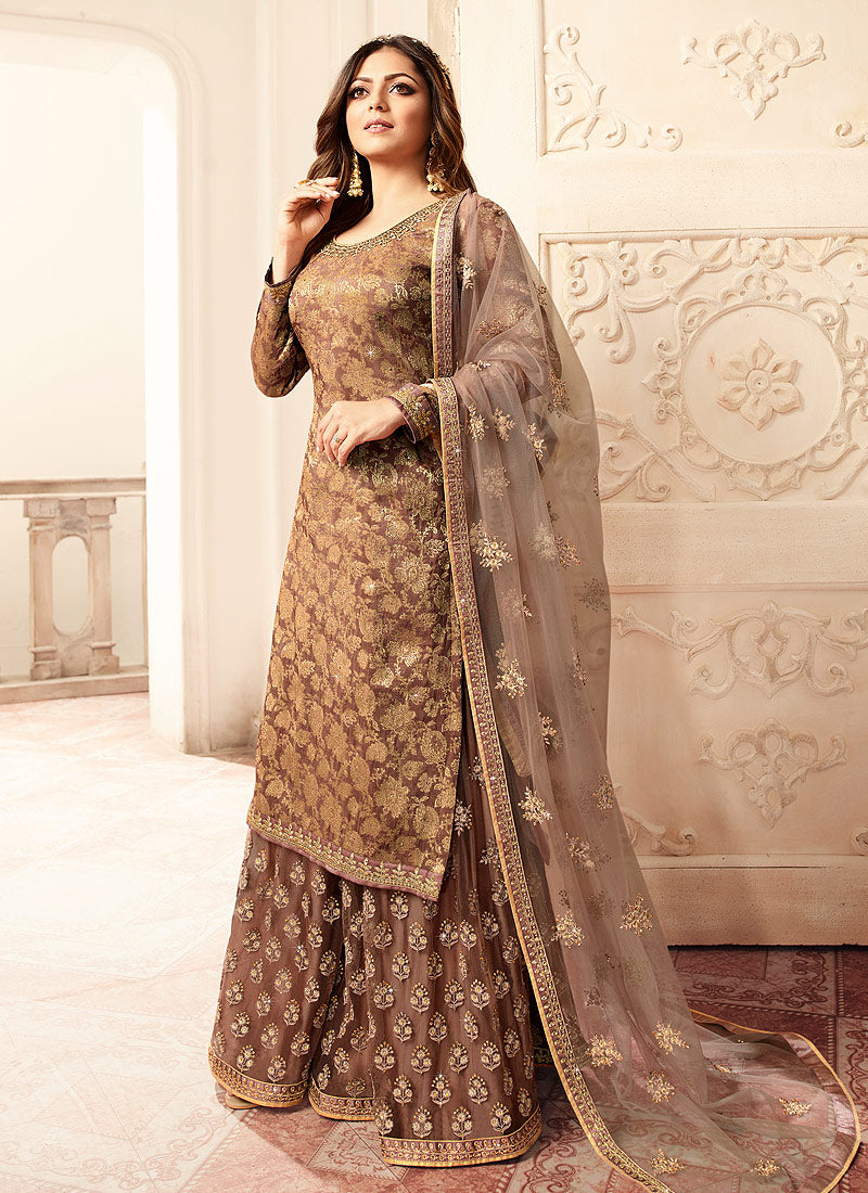 Light Brown Tradition Sharara