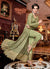 Indian Suit - Light Green Designer Lehenga/Pants Suit
