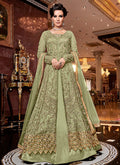 Green Designer Lehenga/Pants Suit