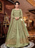Green Designer Lehenga/Pants Suit