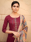 Maroon Palazzo Suit In usa uk canada
