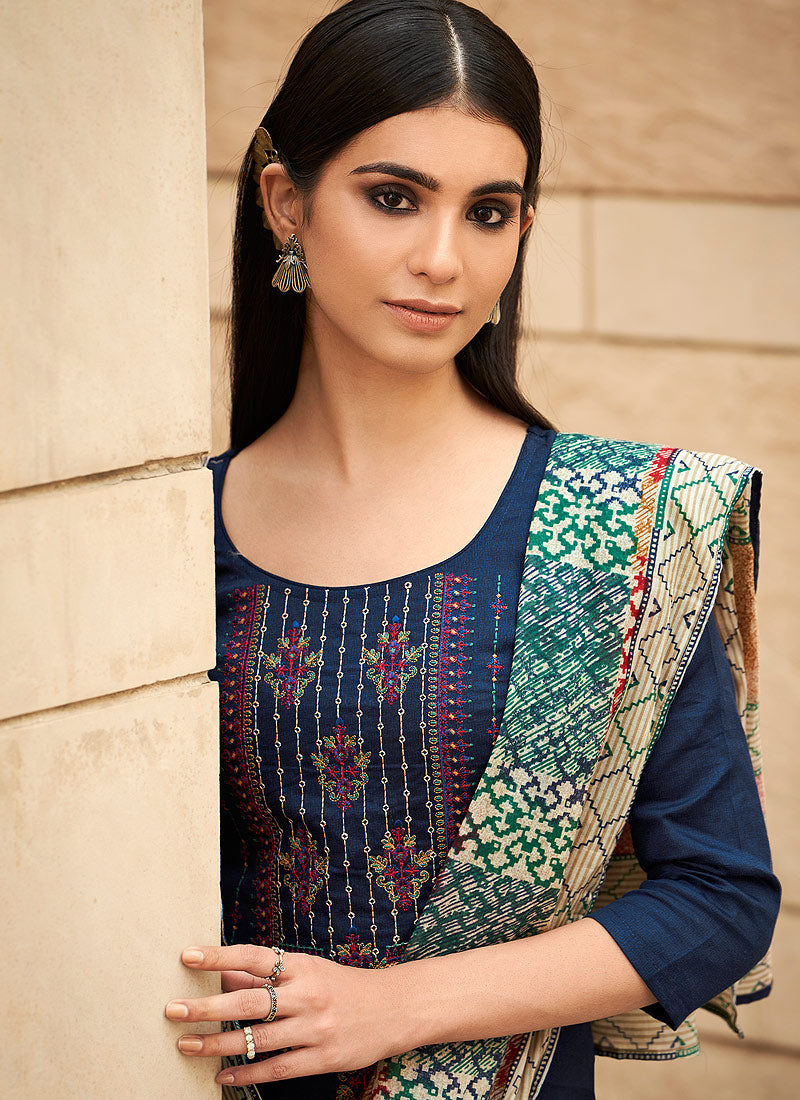 Blue Palazzo Suit In usa uk canada