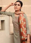 Grey Palazzo Suit In usa uk canada