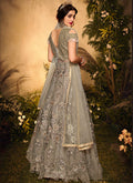 Copper Gold Anarkali Lehenga