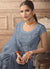 Navy Blue Bridal Indian Lehenga Choli Set, Lehengas