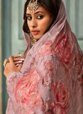Indian Clothes - Pink Designer Pakistani Salwar Kameez