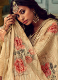 Indian Suits - Cream Beige Designer Pakistani Salwar Kameez