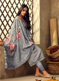 Indian Clothes - Blue Designer Pakistani Salwar Kameez