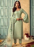 Mint Green Designer Pakistani Salwar Kameez