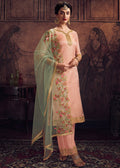 Peach Pakistani Pant Suit